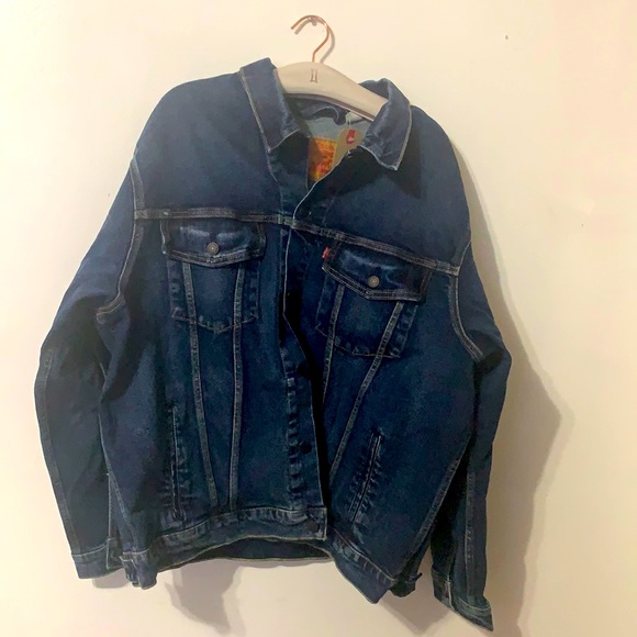 Levis Denim Blue Long Sleeve Jacket 2XL BNWT - Picture 2 of 5